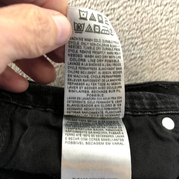 Levis Womens Jeans Size 14M 515 Bootcut Leg High Rise Black Denim Classic Casual - Picture 11 of 16